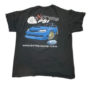 Extreme PSI Subaru WRX Turbo T Shirt Men L Black JDM Car Racing Graphic